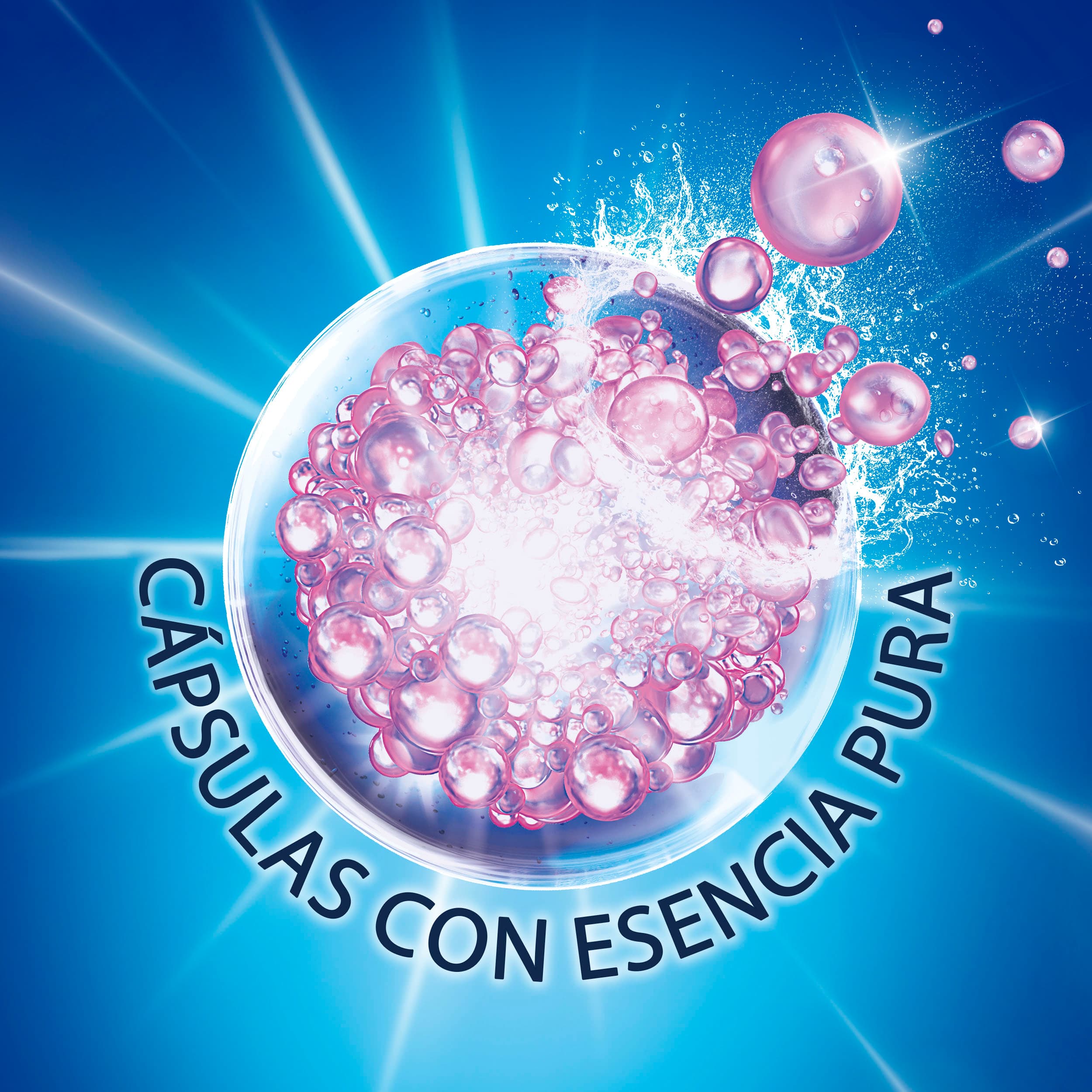 Cápsula de essência pura de Downy Intense Vanilla Bliss.